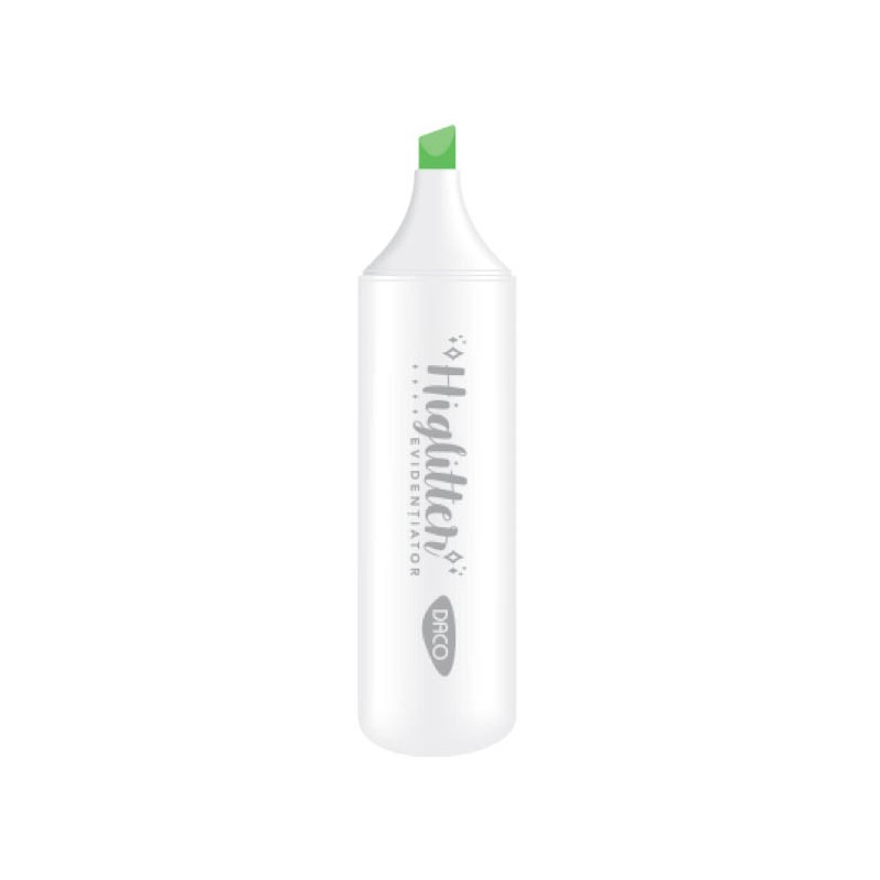 Marker evidentiator, glitter, verde, DACO
